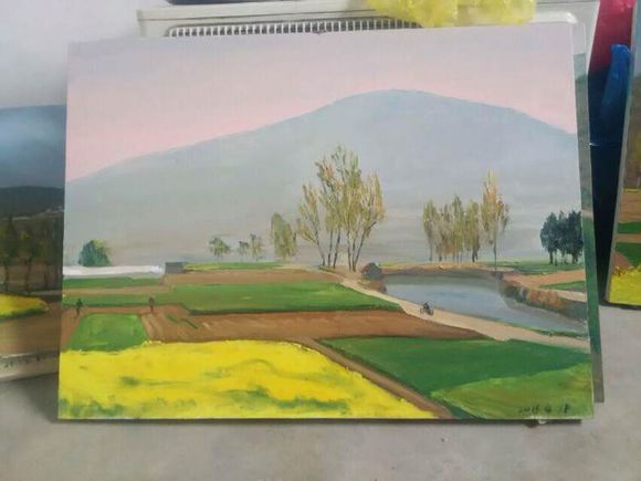 庄希平作品，三千一幅，不还价，要收藏的密我哈